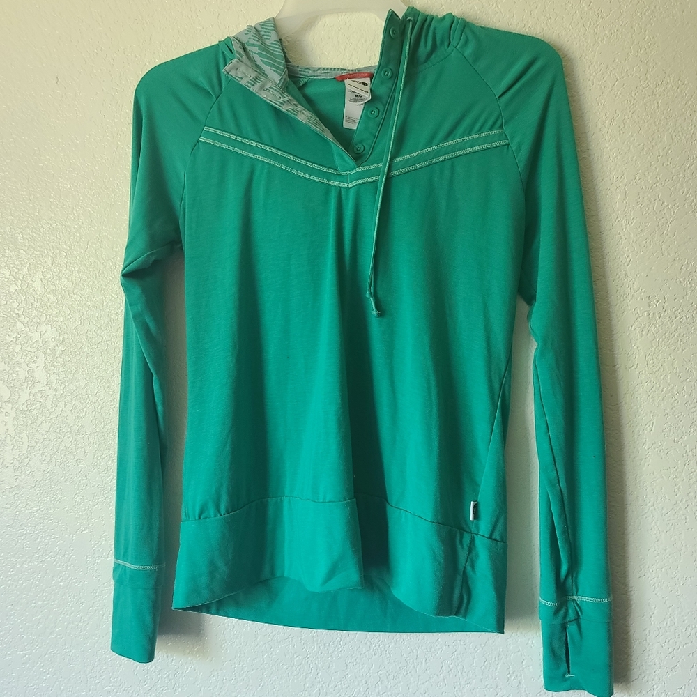 North face hooded light sweatshirt